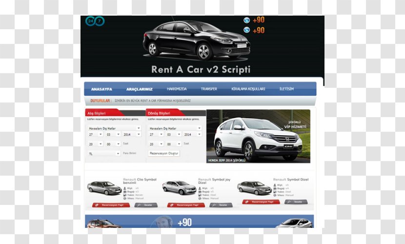 Mid-size Car Bumper Web Design Transparent PNG