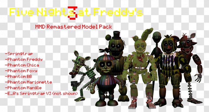 Five Nights At Freddy's 3 Freddy's: Sister Location 2 4 Ultimate Custom Night - Mmd Transparent PNG