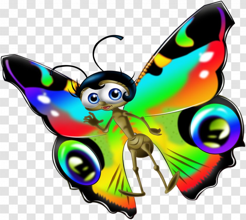 Butterfly Drawing Cartoon Clip Art - Brush Footed Transparent PNG