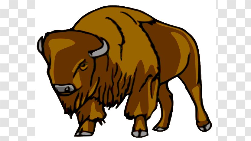 American Bison Clip Art - Bull - Cartoon Cliparts Transparent PNG