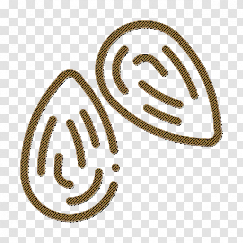 Almond Icon Summer Food And Drinks Icon Transparent PNG