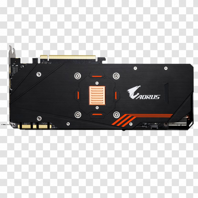 Graphics Cards & Video Adapters Gigabyte AORUS GeForce GTX 1070Ti 8G 1070 Ti 8GB GDDR5 Technology SDRAM 英伟达精视GTX - Geforce - Electronics Accessory Transparent PNG