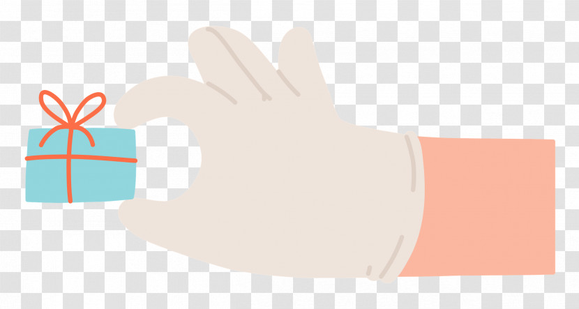 Hand Pinching Present Hand Gift Transparent PNG