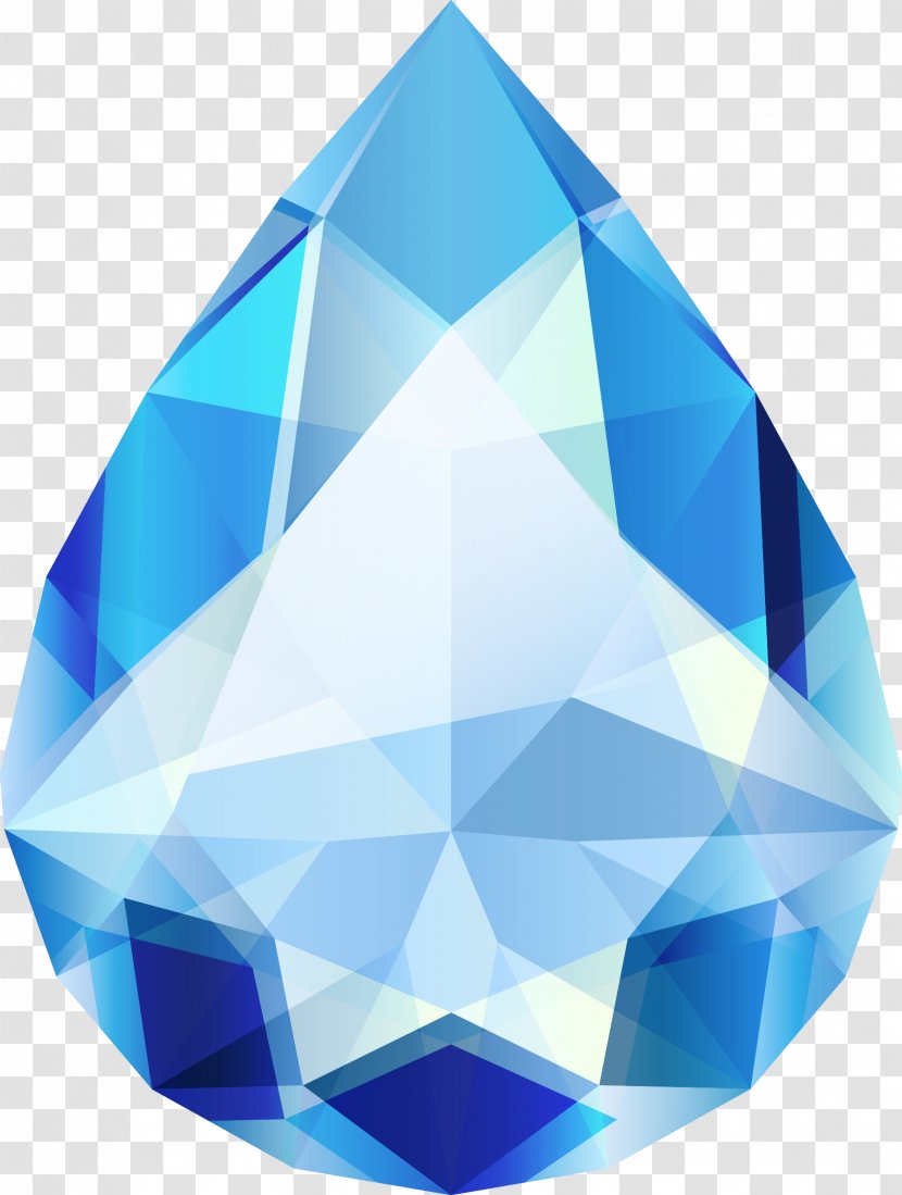 Blue Diamond Gemstone - Crystal - High Definition Chart Transparent PNG