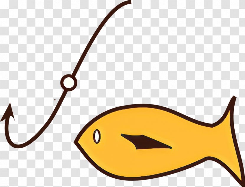 Fish Hook Line Clip Art - Cartoon Transparent PNG