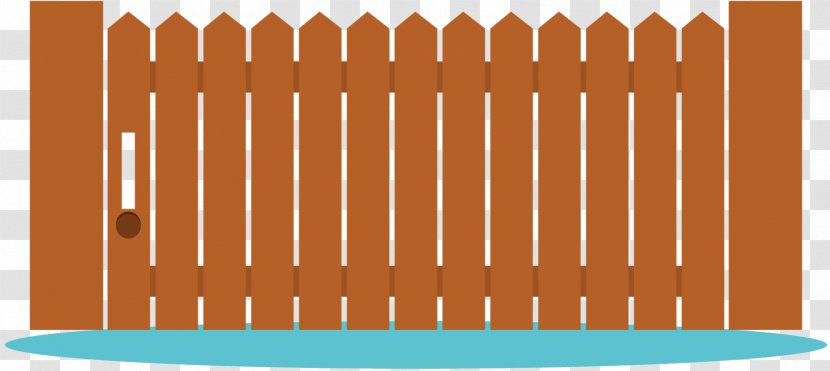 Fence Pickets Angle Line Wood Stain - Picket - Orange Sa Transparent PNG