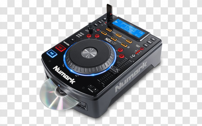 Numark NDX500 Industries DJ Controller CD Player Compact Disc - Cd - USB Transparent PNG