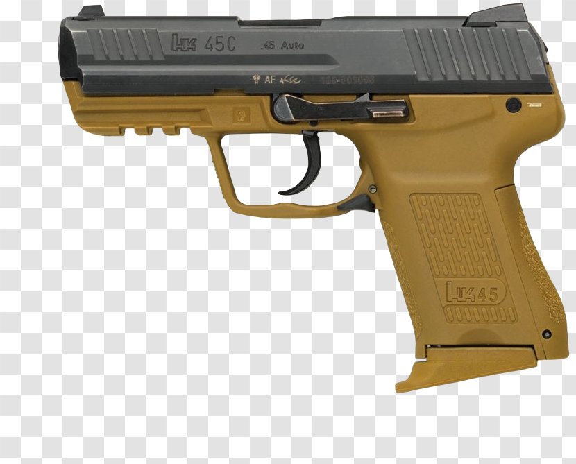 Heckler & Koch HK45 .45 ACP Firearm USP - Handgun Transparent PNG