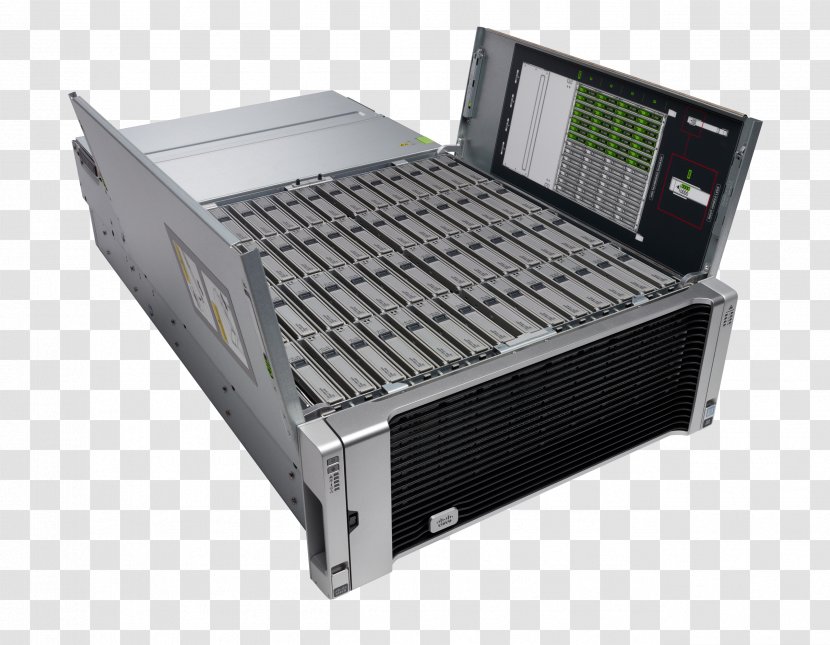 Hyper-converged Infrastructure Cisco Systems Desktop Virtualization Unified Computing System Product - Server Rack Transparent PNG