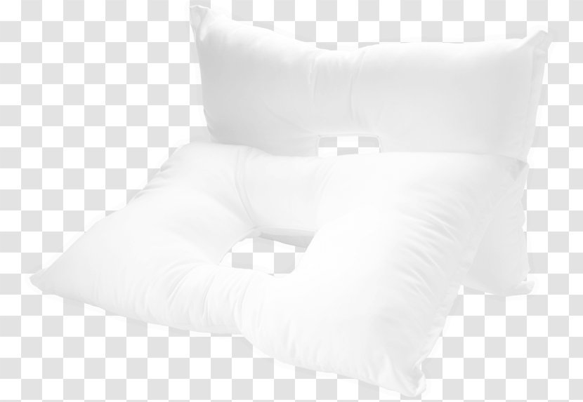 Throw Pillows Cushion Neck - White - Ear Hole Transparent PNG