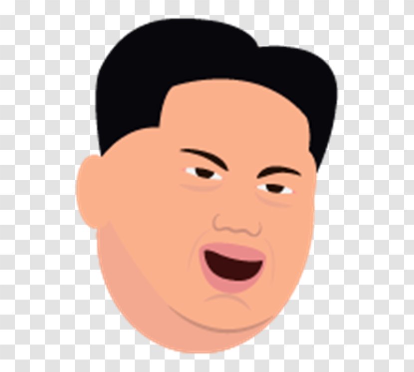 Kim Kardashian North Korea Emoji Celebrity Mastodon - Silhouette - Jong-un Transparent PNG