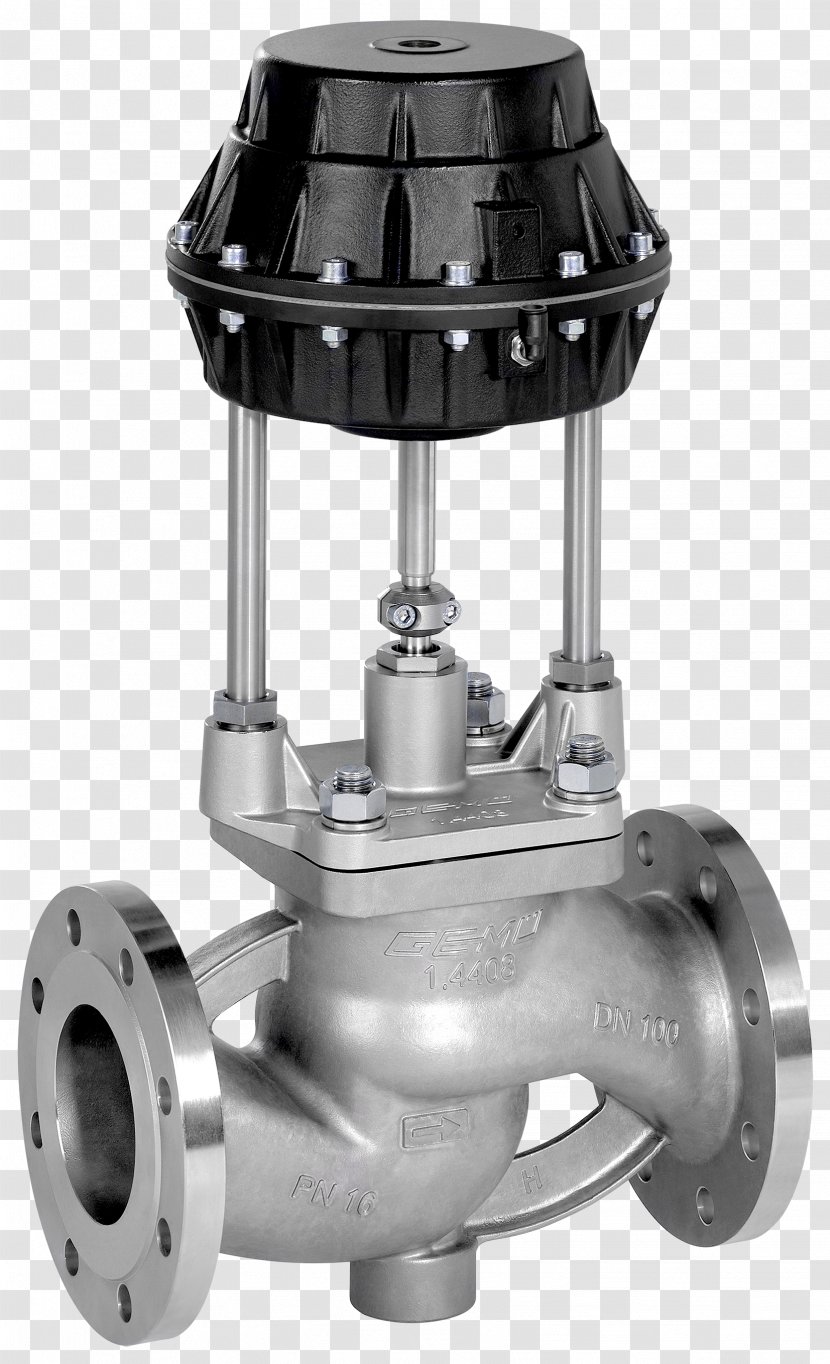 Globe Valve GEMÜ Gebr. Müller Apparatebau GmbH & Co. KG Angle Seat Piston Pneumatics - Tap - Butterfly Transparent PNG