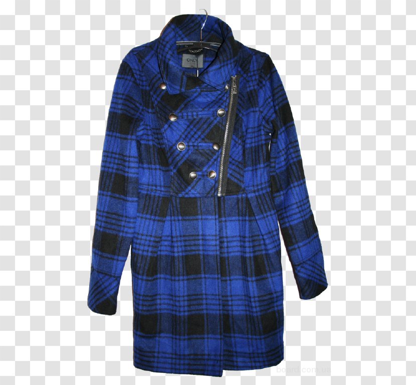 Tartan Cobalt Blue Wool - Hellowen Transparent PNG