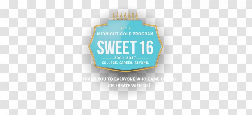 Logo Turquoise Water - Aqua - Sweet 16 Transparent PNG