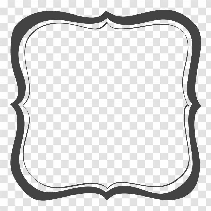 Black Bracket Pattern - Frame Braces Transparent PNG