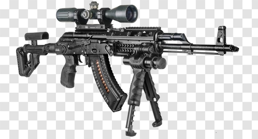 AK-47 Magazine Firearm 7.62×39mm 7.62 Mm Caliber - Cartoon - Personal Defense Weapon Transparent PNG
