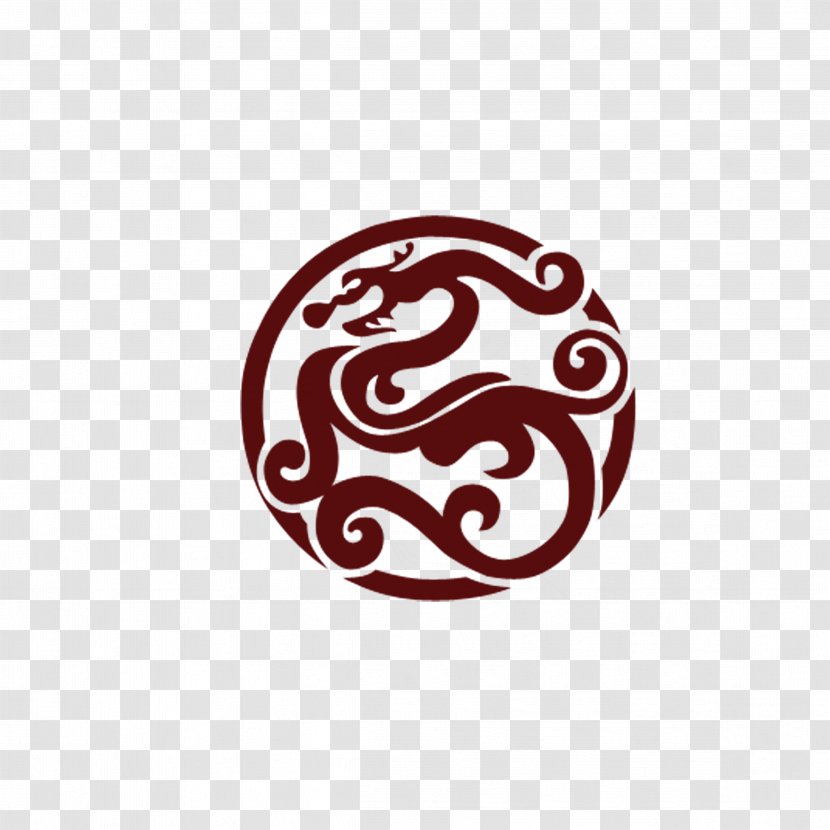 Chinese Dragon Motif Transparent PNG