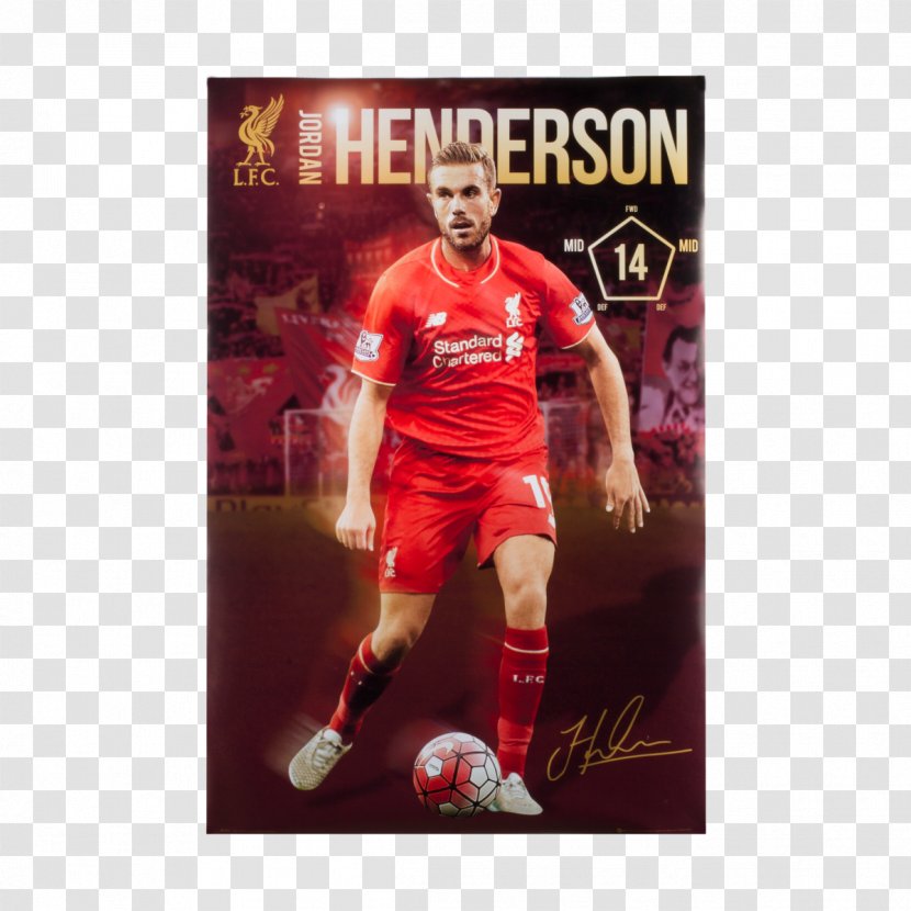 Liverpool F.C.–Manchester United F.C. Rivalry FC Barcelona Anfield Football - Poster - Jordan Henderson Transparent PNG