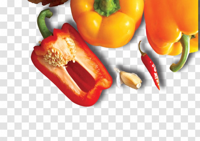 Bell Pepper Cayenne Mixed Pickle Chili Vegetable - Banana Leaves Transparent PNG