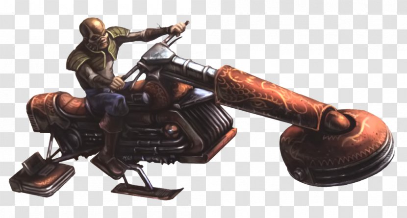 Leia Organa Darth Maul Luke Skywalker Speeder Bike Star Wars - Return Of The Jedi Transparent PNG