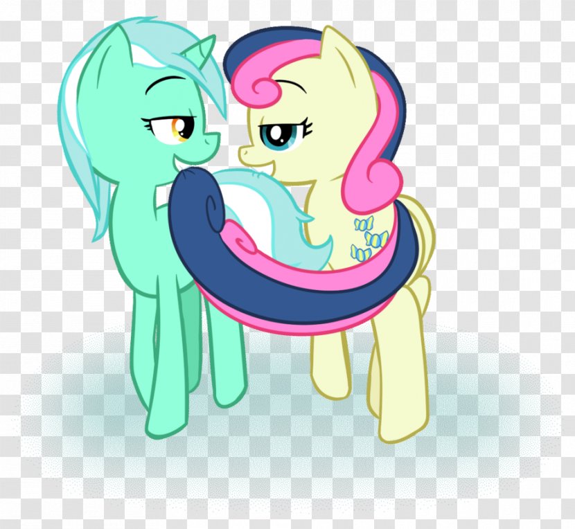 My Little Pony Summer (Lyra And Bon-Bon) DeviantArt Song - Silhouette Transparent PNG