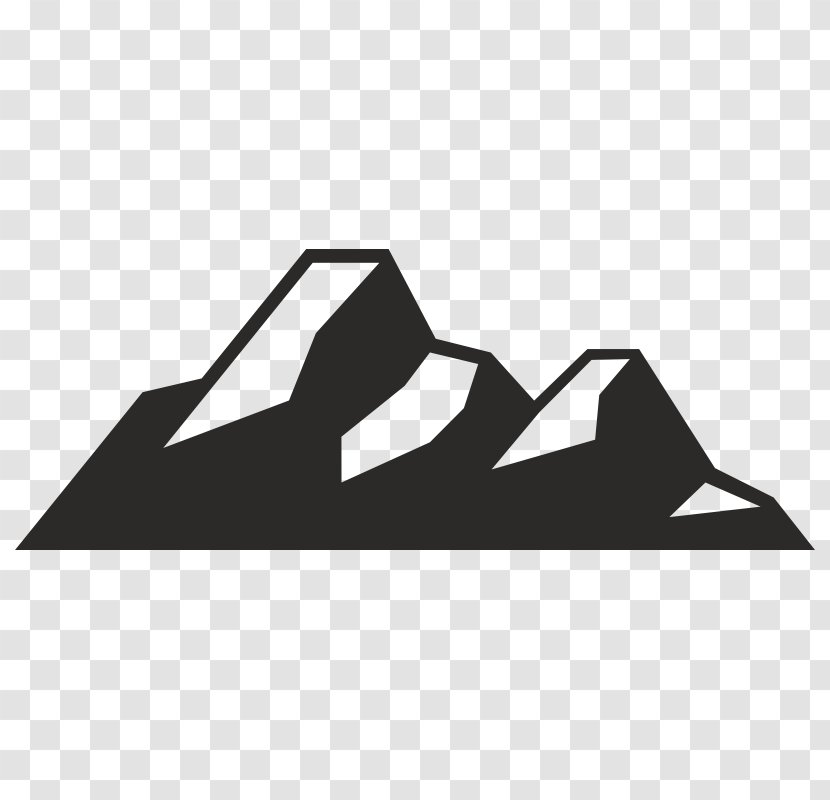 Silhouette Mountain - Vexel Transparent PNG