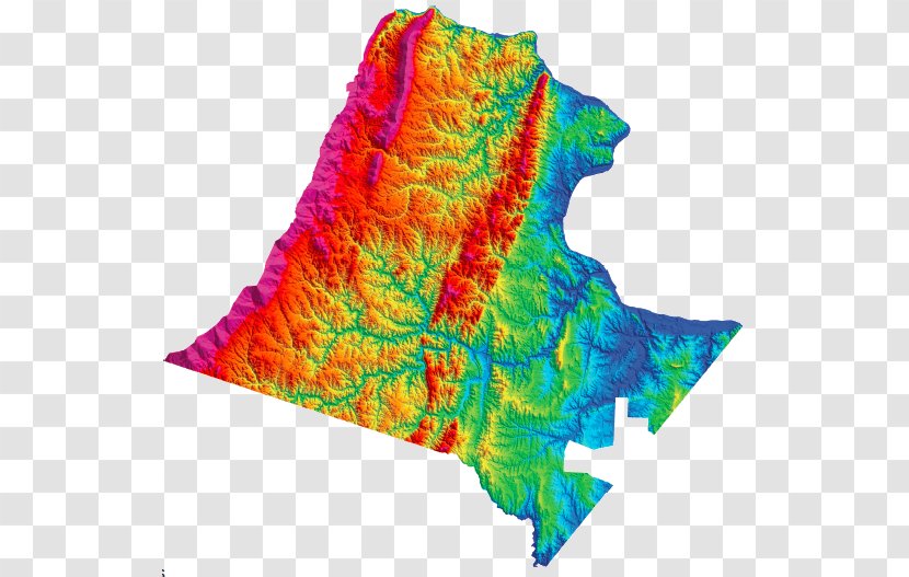 Loudoun County Fairfax Topographic Map Elevation - Contour Line Transparent PNG