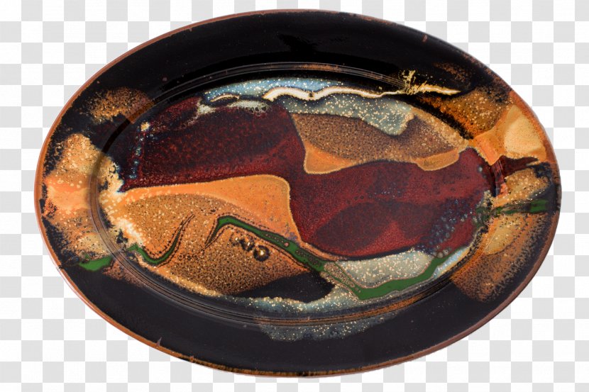 Plate Ceramic Platter Bowl - Dark-red Enameled Pottery Teapot Transparent PNG