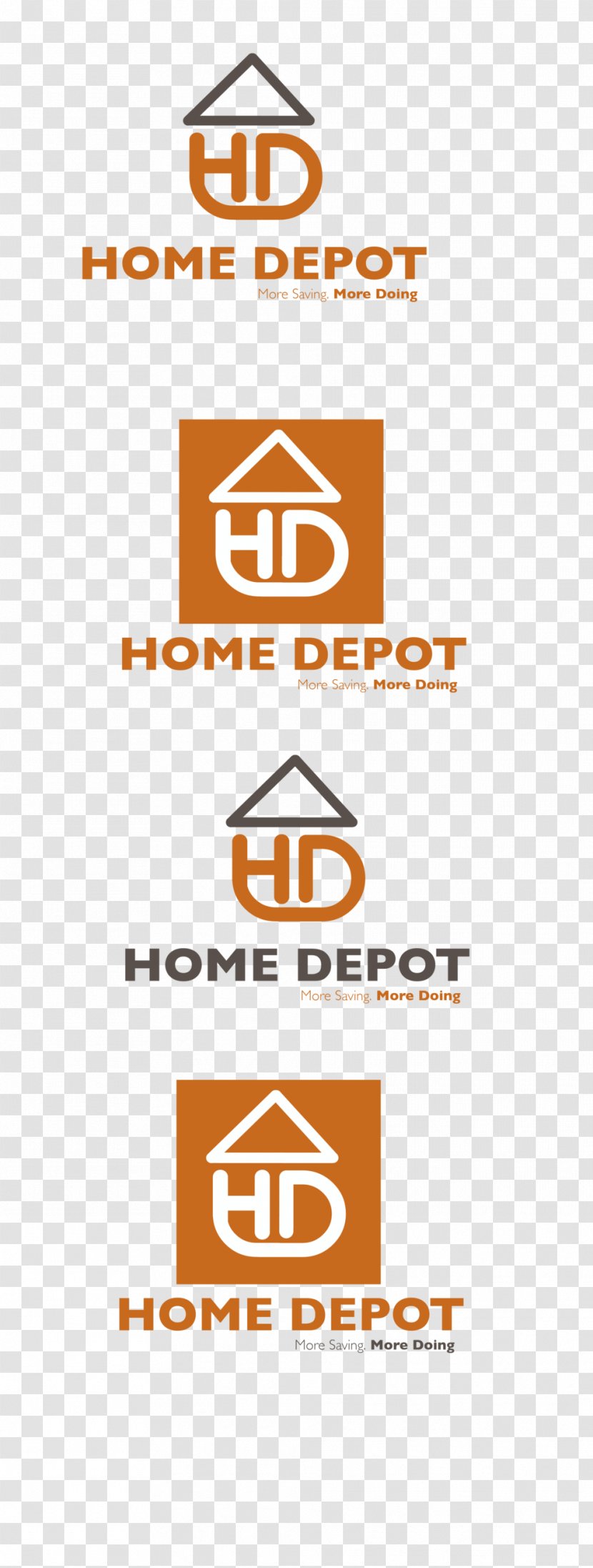 Logo Rebranding The Home Depot - Area - Text Transparent PNG