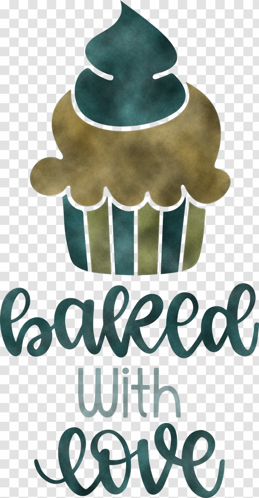 Baked With Love Cupcake Food Transparent PNG