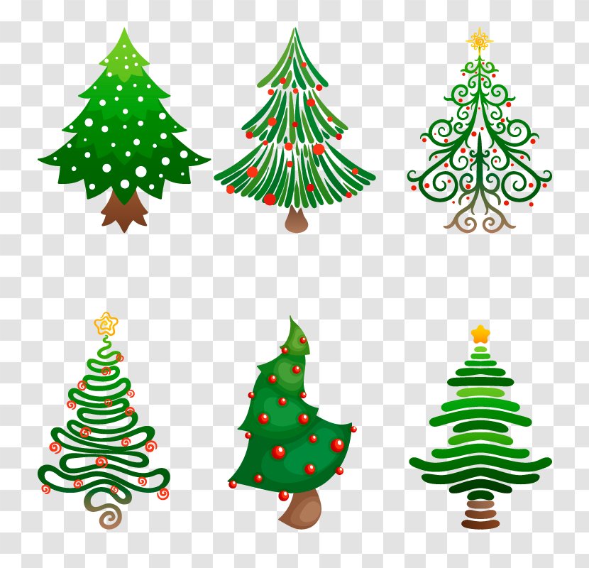 Christmas Tree Ornament Fir - Pine Family - Vector Transparent PNG