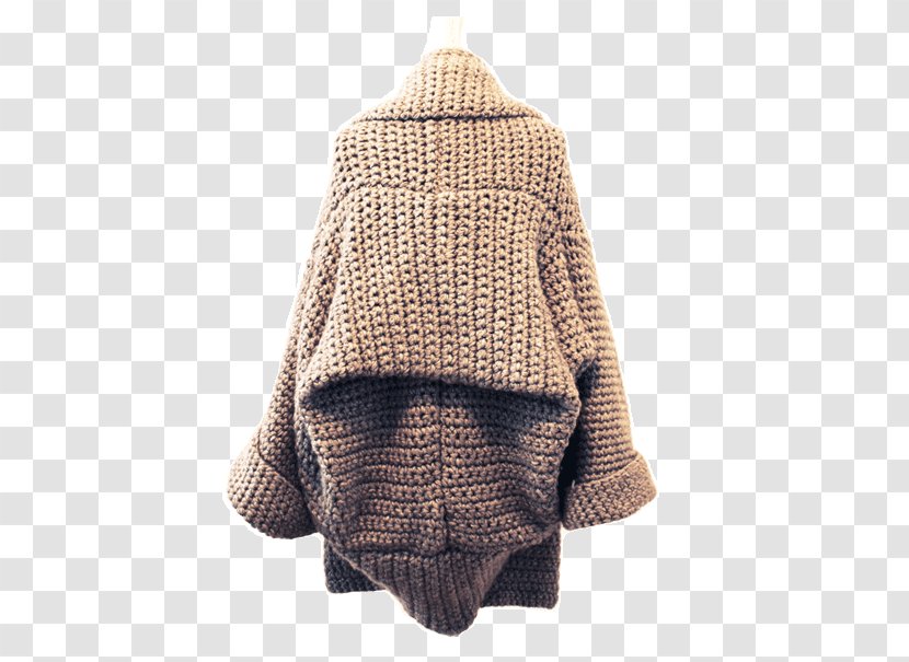 Cardigan Alpaca Wool Crochet Overcoat - Hand - Madame Tricot Delicatessen Transparent PNG