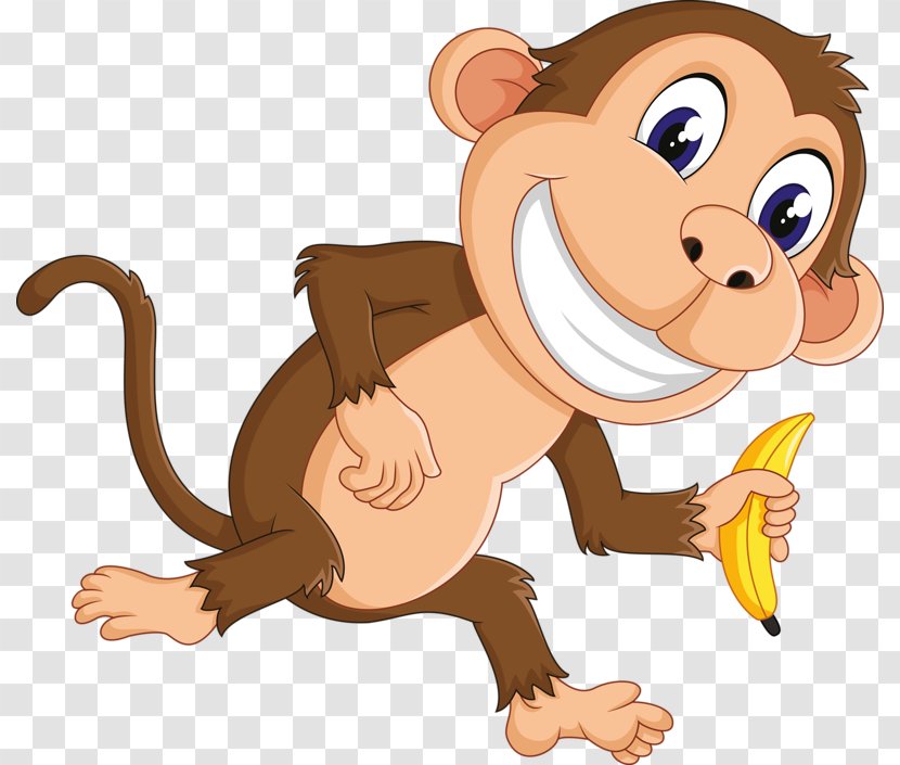 Chimpanzee Monkey Royalty-free Photography - Fictional Character - Cute Little Transparent PNG