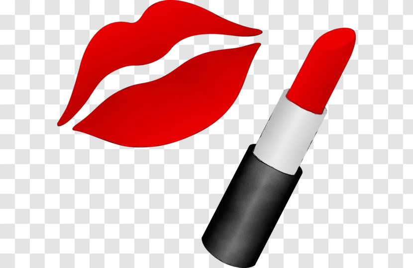 Red Lipstick Lip Clip Art Cosmetics - Carmine Material Property Transparent PNG