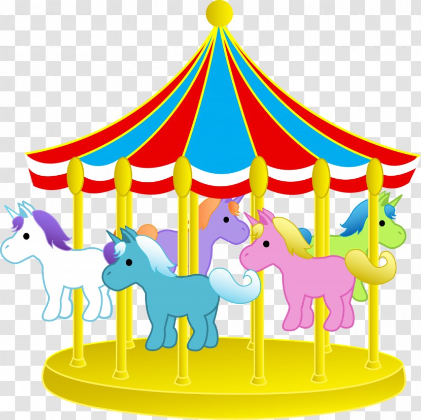 Traveling Carnival Amusement Park Clip Art - Carousel Transparent PNG