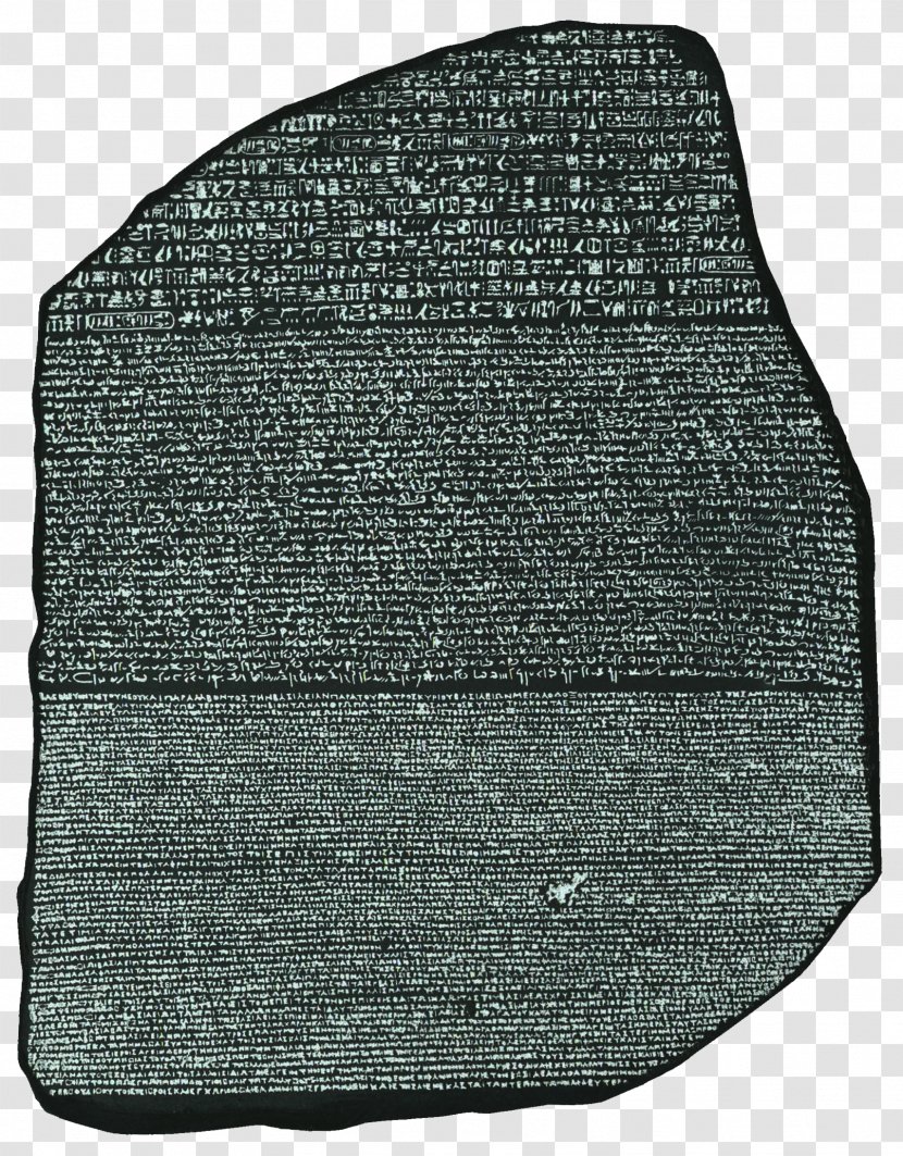 Rosetta Stone Ancient Egypt Egyptian Hieroglyphs - History Transparent PNG