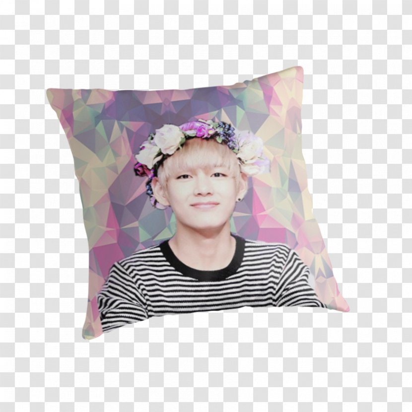 Cushion Throw Pillows BTS Pink M - Flower Boy - Pillow Transparent PNG