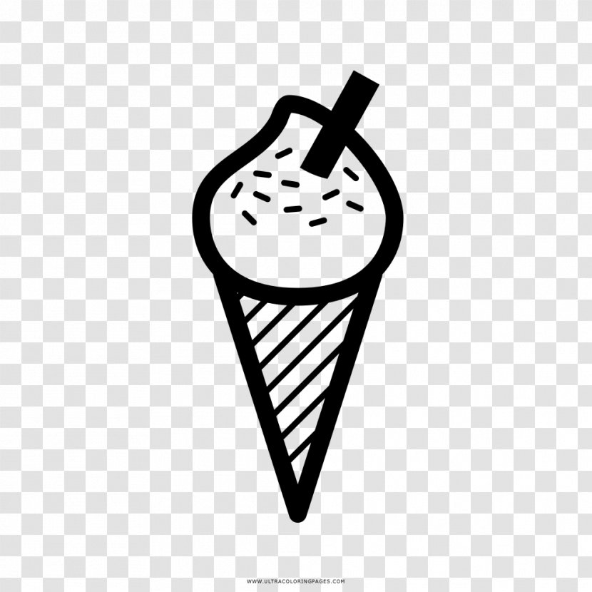 Ice Cream Cones Coloring Book Drawing Painting - Child Transparent PNG