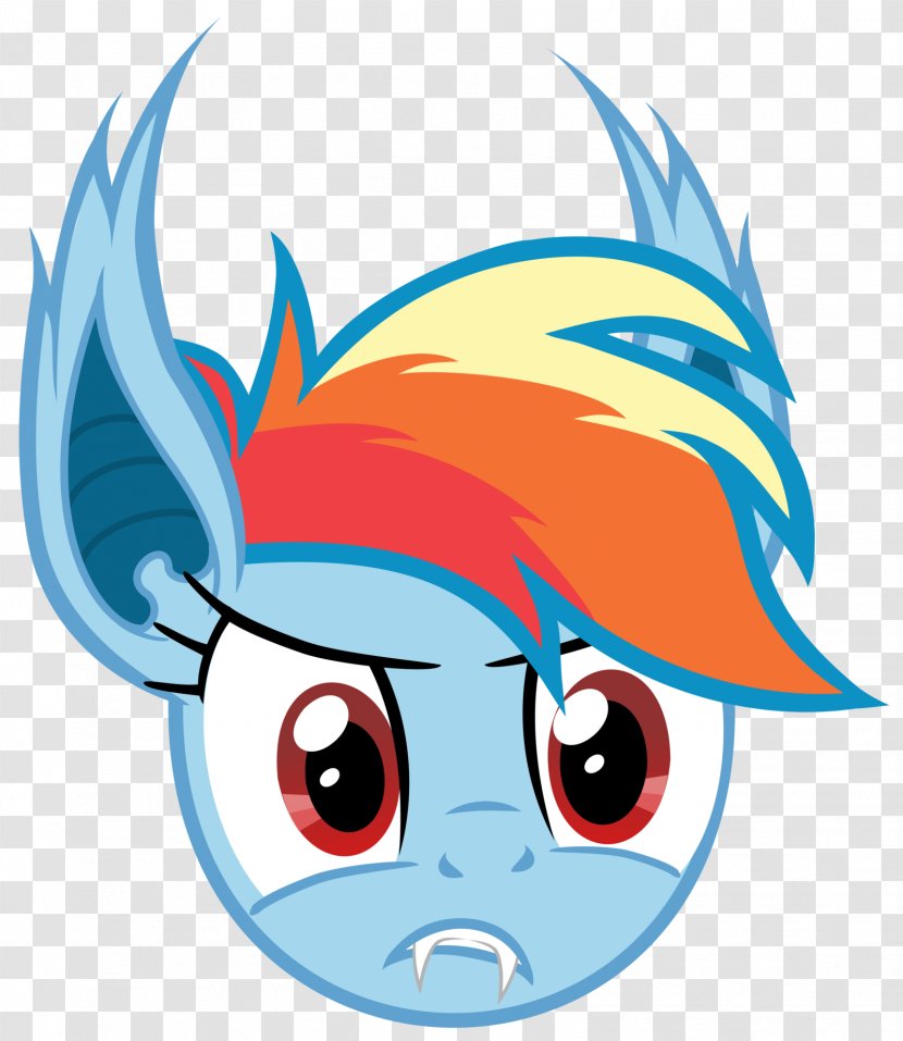 Rainbow Dash Pinkie Pie Pony Bat Rarity - Cartoon - Bats Transparent PNG