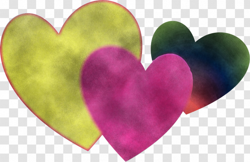 Heart Pink Heart Love Petal Transparent PNG