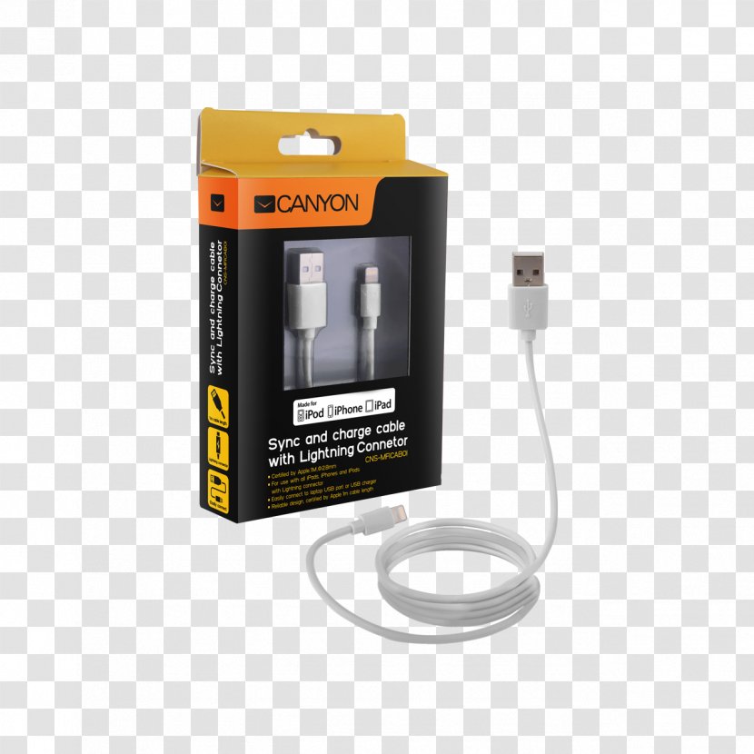 Electrical Cable Lightning USB MFi Program Apple - Mfi Transparent PNG