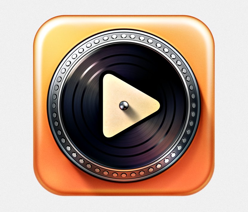 App Store Icon Design - Turntable Transparent PNG