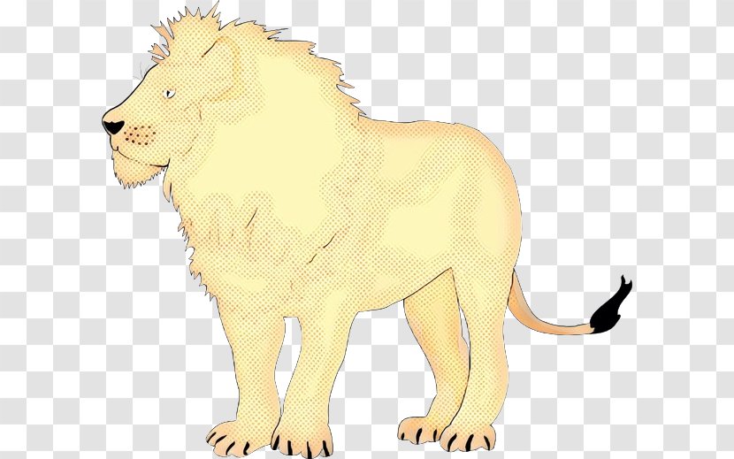 Lion Big Cat Clip Art Terrestrial Animal - Masai Transparent PNG