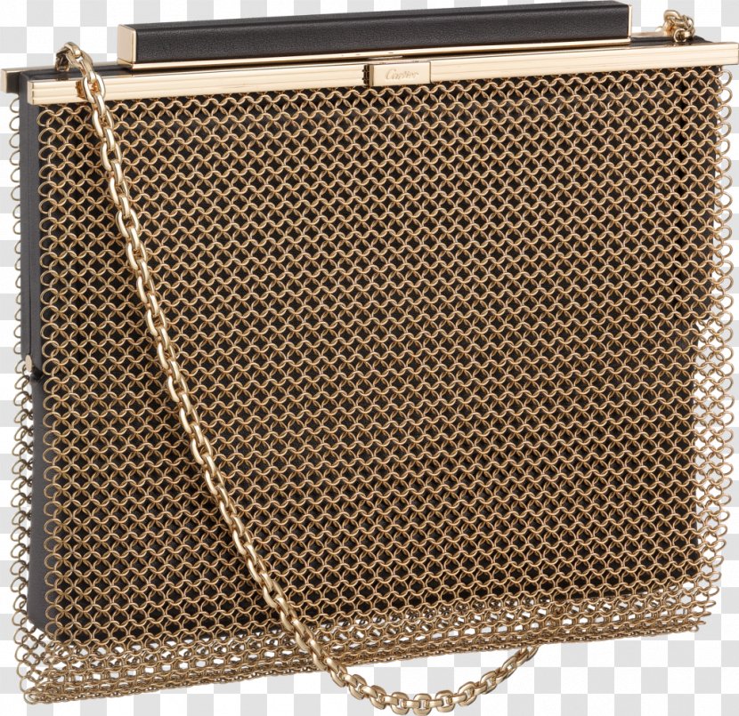 Mesh Cartier Handbag Brooch - Bag Transparent PNG