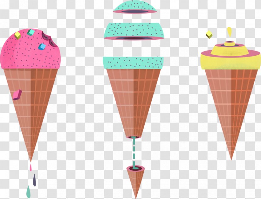 Ice Cream Cones Cornetto MINI Cooper - Cone Transparent PNG