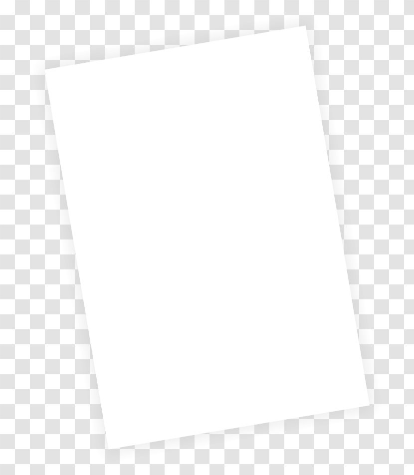 Paper Rectangle - White - Angle Transparent PNG