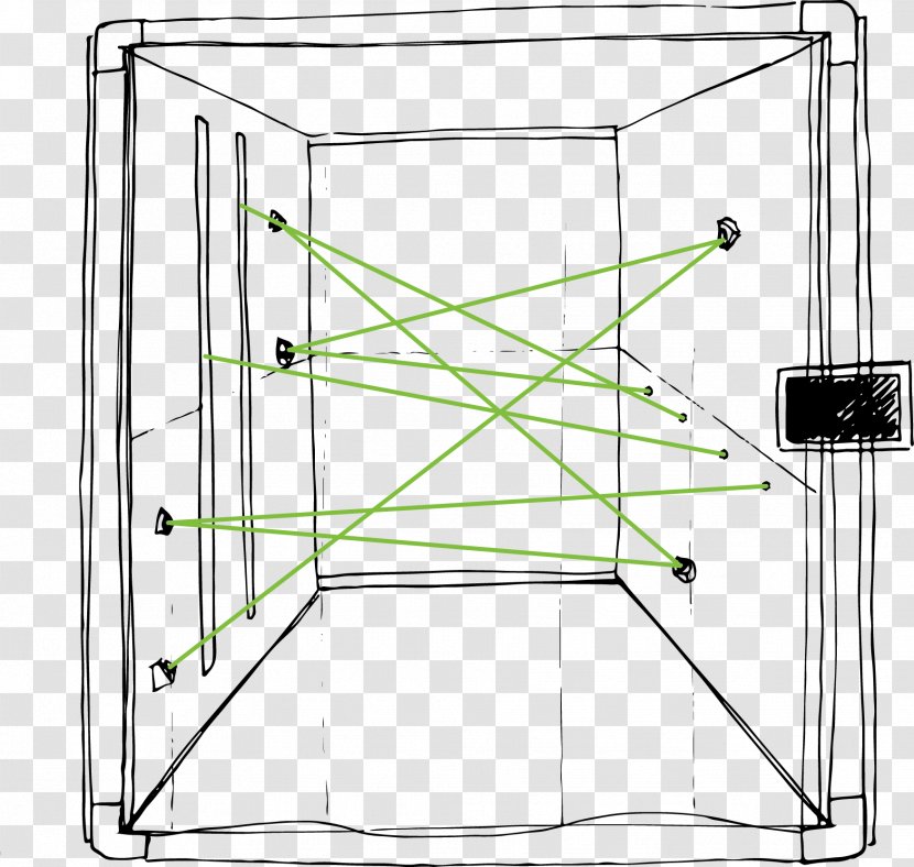 Drawing Line Point Furniture - Rectangle Transparent PNG