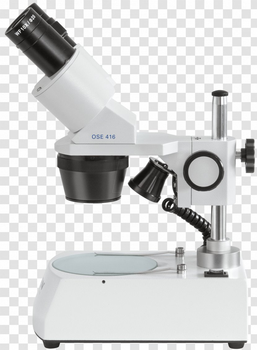 Stereo Microscope Optical Objective Eyepiece - Optics Transparent PNG