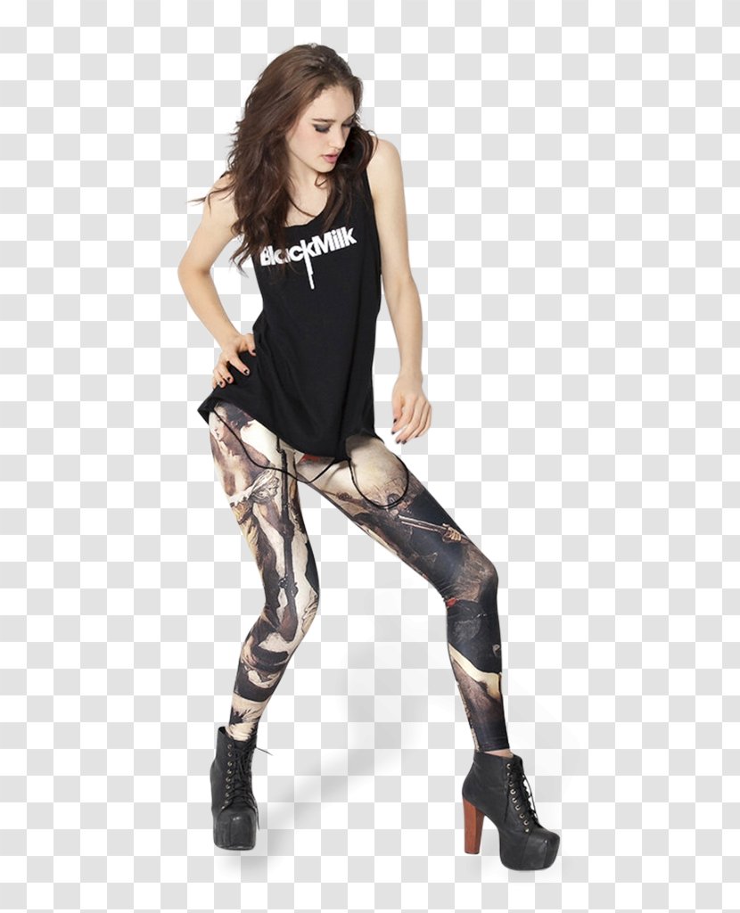 Leggings Clothing Pants Fashion Tights - Silhouette - Revolution Hand Transparent PNG