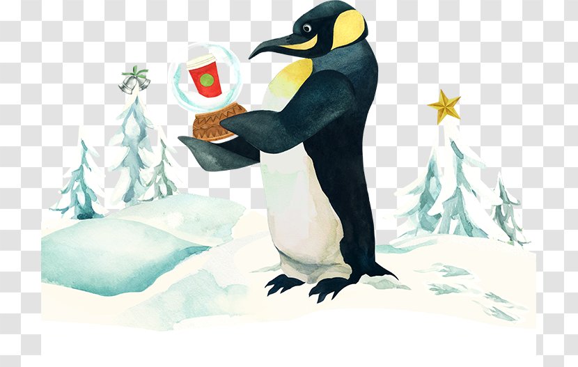 Starbucks Game 0 No Limit King Penguin - Promo Flyer Transparent PNG